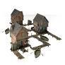 The Hobbit Strategy Battle Game: Lake-town House [3 Pack Bundle]